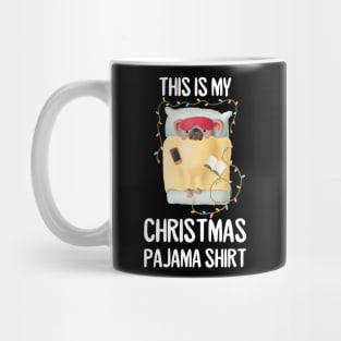 This is my Christmas pajama dog Mug